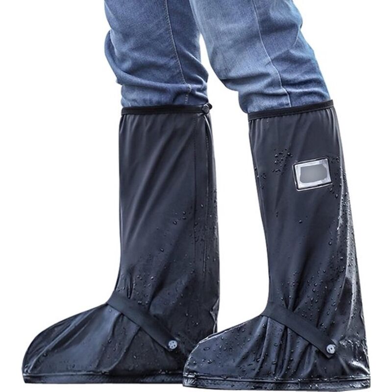 Couvre-chaussures de pluie, chaussures imperméables, sur-chaussures pour hommes et femmes, couvre-chaussures d'extérieur antidérapant, réutilisables,