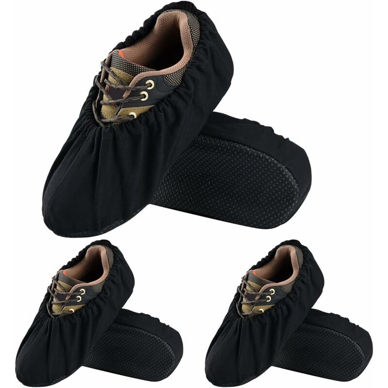 Couvre-Chaussures Poussière pour Maison l (eu 44-48),Couvre Chaussures Résistant, Surchaussures Réutilisable(3pcs)