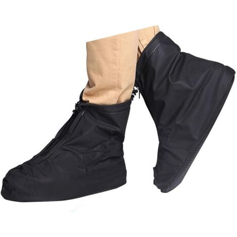 Couvre-chaussures Imperméables Réutilisables - Transparents, Semelle Antidérapante - Protection Pluie, Boue, Neige - Avec Sac De Rangement