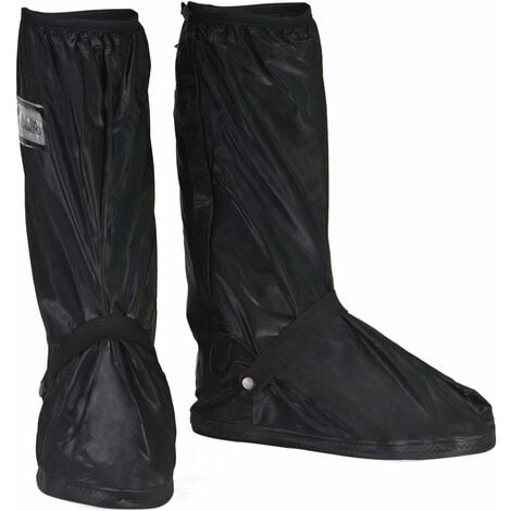 Meltu 2 paires de couvre-chaussures réutilisables, surchaussures lavables  antidérapantes, housses de bottes imperméables, surchaussures étanches à la  poussière pour ménage