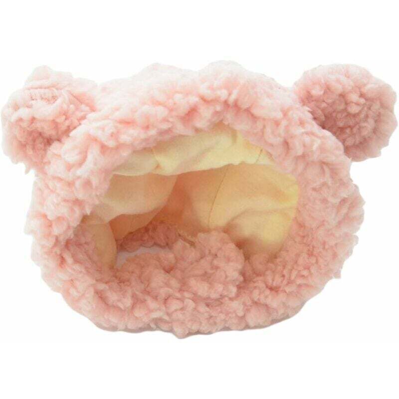 Couvre-chef pour chien, bonnet à pompon ours pour chiot de compagnie-Fei Yu