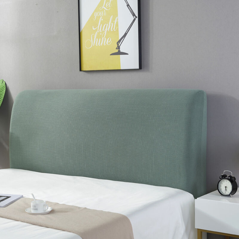 Couvre de tête de lit, Housse de Lit Extensible Protecteur de Chevet Décoratifs Anti-poussière Utilisé sur la Plupart des têtes - Vert pin 200cm
