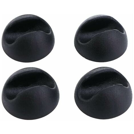 Couvre-jambes de table en silicone Coussinets de pied de meubles Décoration de la maison Coussinets de jambe de bureau en épingle à cheveux antidérapants (4pcs) Cisea