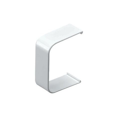 Couvre joint pour goulotte 125 x 75 mm - Blanc - First Plast