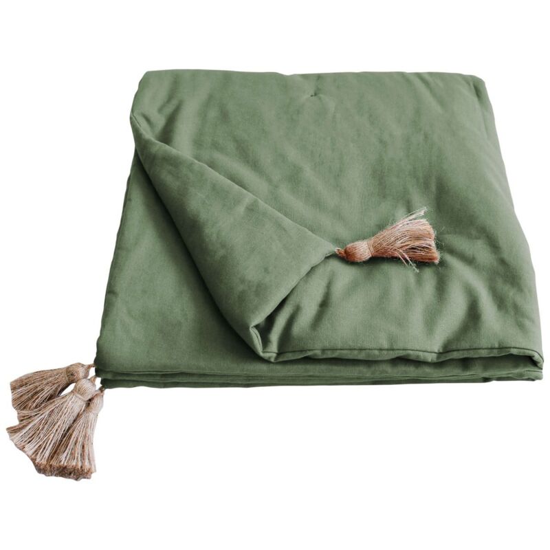 Bout de lit édredon 90x190 cm lola coloris argile