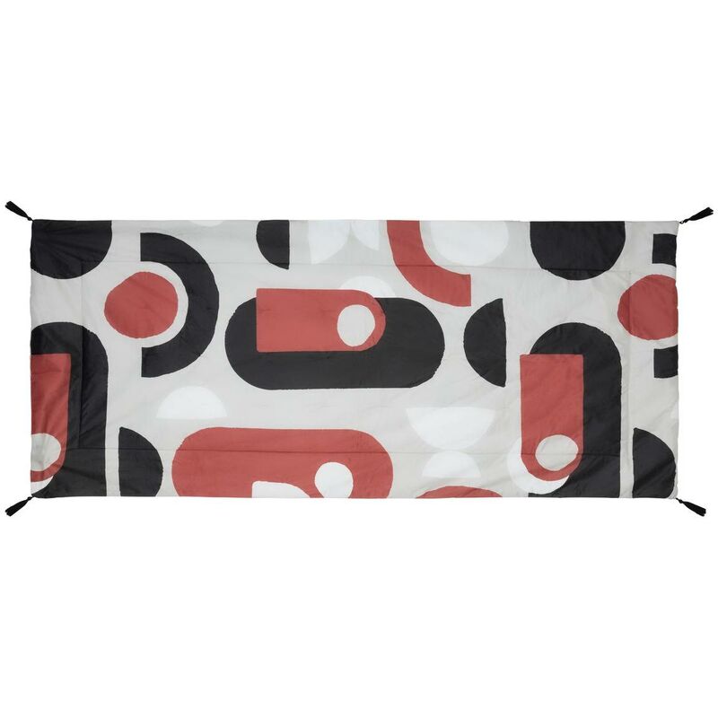 Edredon Dash en velours 80x180cm rose terracotta - Atmosphera créateur d'intérieur