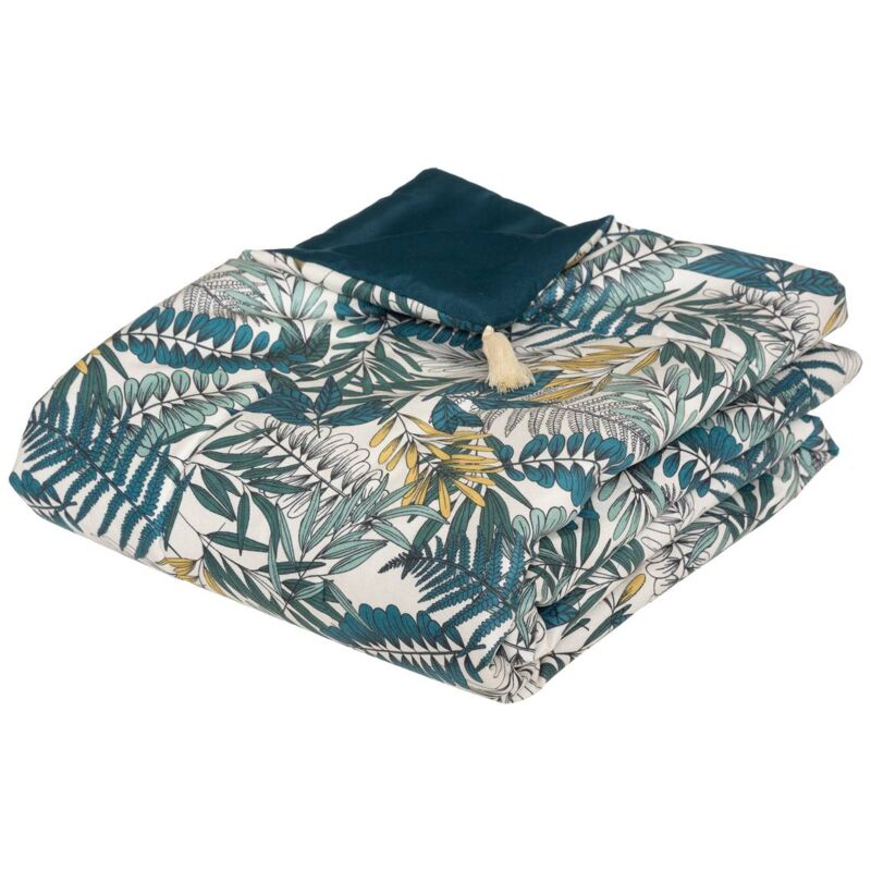 Dredon Tropik velours beige 80x180cm Atmosphera créateur d'intérieur