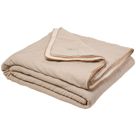 Couvre-lit en Chambray doublé de polaire DASHAN