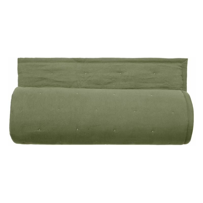 Couvre lit matelassé microfibre lavée 'Céleste' toutes dimensions Vent Du Sud Céleste Sauge - 180 x 240 cm pour lit 1 place