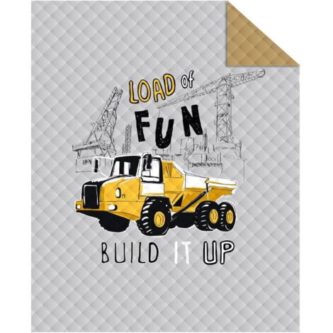 Couvre-lit pour jeunes 170x210 Excavatrice Dumper