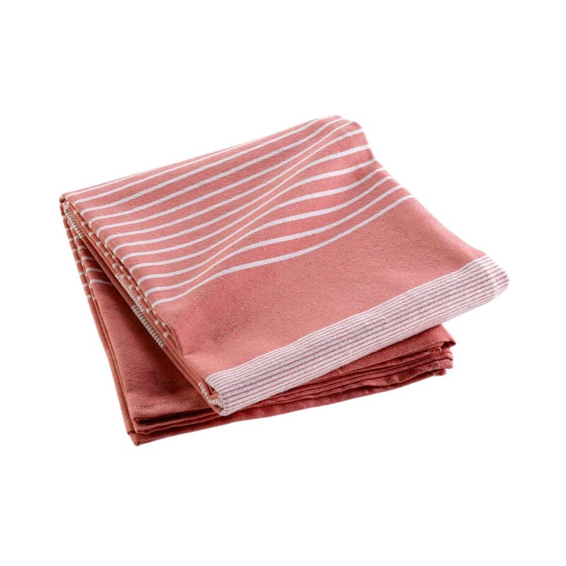 Couvre-Lit Tissé Imprimé 'Adele' 240x260cm Rose