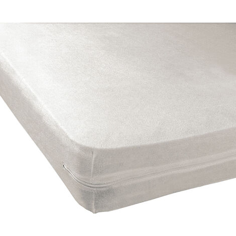 Couvre-matelas élastique en coton bouclé 150X190 - Moonia