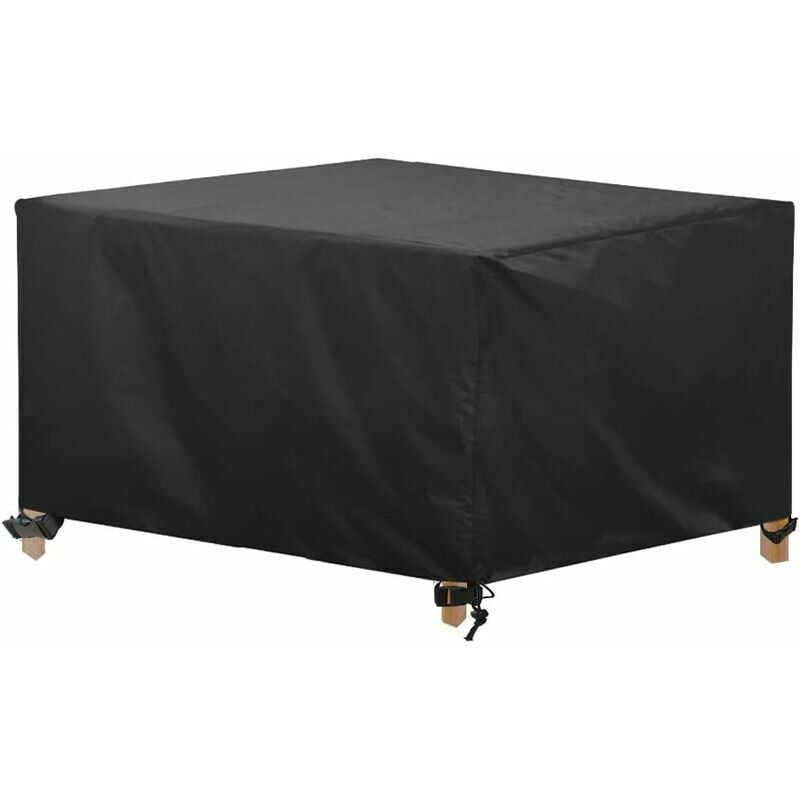 Couvre-meubles de jardin Couvre-meubles Cube imperméable Couvercle de table Table de jardin Résistant Oxford 150 x 150 x 75cm