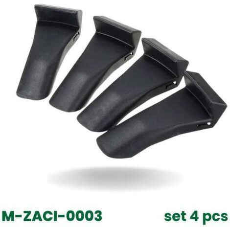 Couvre-mors de serrage longs en plastique (4 pièces)