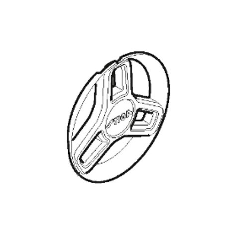 Couvre moyeu gris roues tondeuse à gazon Stiga - GGP - 322110744/0