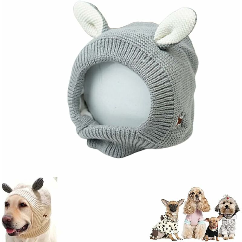 Couvre-oreilles de chien de protection contre le bruit (gris) Fei Yu