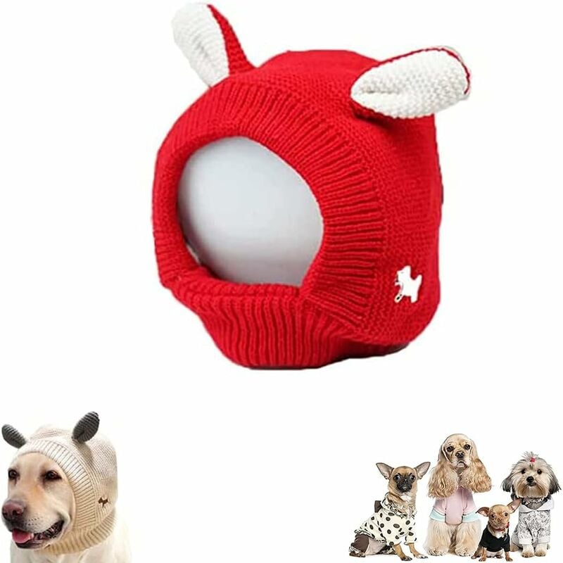 Couvre-oreilles de chien de protection contre le bruit (rouge) Fei Yu
