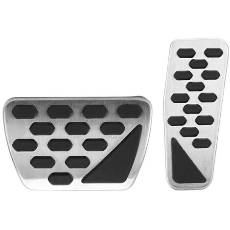 Couvre-Pédale de Frein à Gaz Kit Coussin de Pédale en Acier Inoxydable Adapté pour Jeep Wrangler JL 2018 2019