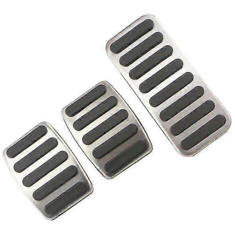 Couvre-pédales pour Suzuki S-Cross, Aerio, Splash, Sidekick, Swift, Jimny, Vitara, Alivio, Kizashi, SX4, Baleno, Ignis, Ciaz, Alto, Spacia, MT - Style 1 MT (lot de 3)