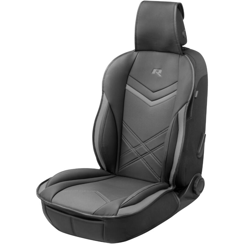 Couvre-siège auto Rey noir-gris