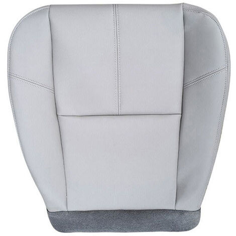 Couvre-SièGe de Remplacement InféRieur Du Conducteur pour 2007-2010 Chevy Silverado 2500HD Gris