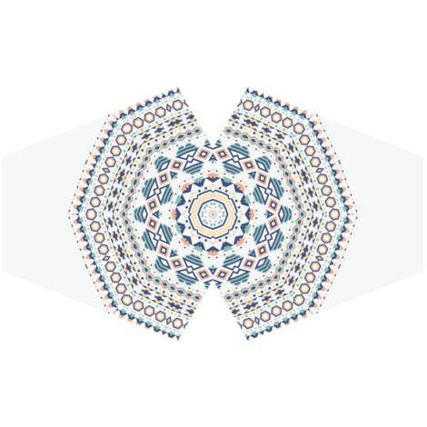 Couvre-visage de mode réutilisable - Tribal aztèque (adulte)- Vendu par 1