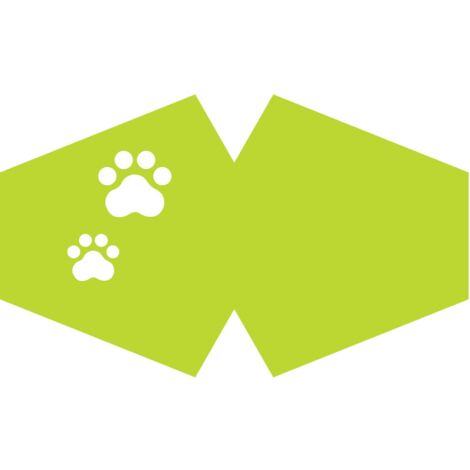 Couvre-visage tendance réutilisable Pieds d'animaux (adultes)- Vendu par 1