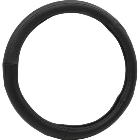 Couvre-volant classic extra cuir noir Incar