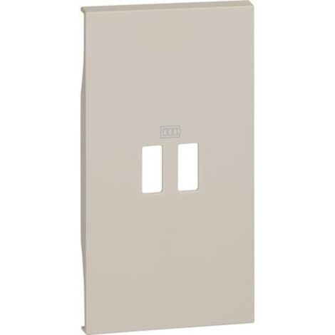 Couvrir Bticino Living Now pour Chargeur USB 2 modules de sable KM12C