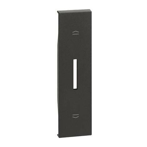Couvrir Bticino Living Now pour le Commutateur de Commande de Volets noir KG06