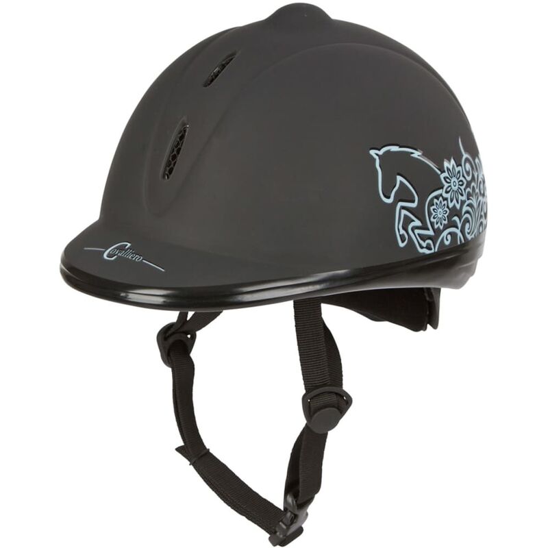 

Covalliero Casco de Equitación Beauty VG1 Negro 52-55 cm - Negro