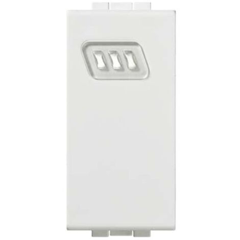 Cover Bentel pour Eclipse2 Bticino LivingLight blanche ECL2C-BLI