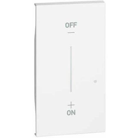 Cover Bticino Living Now comando luci wireless bianca KW42M2