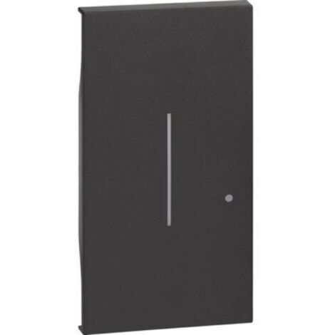 Cover Bticino Living Now comando luci wireless nera KG42M2