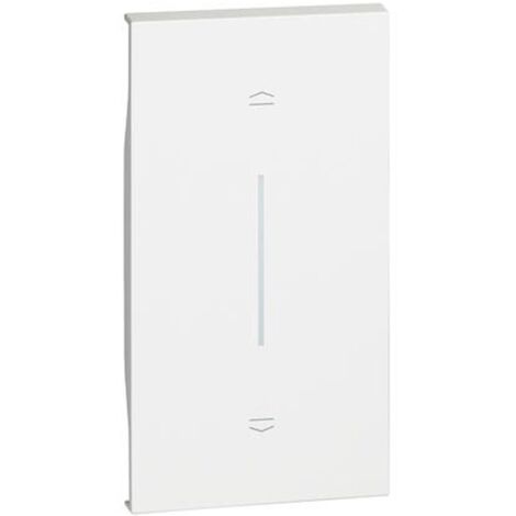 Cover Bticino Living Now con simbolo SU e GIU 2M bianco KW05MH2