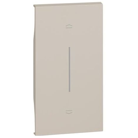 Cover Bticino Living Now con simbolo SU/GIU 2M sabbia KM05MH2