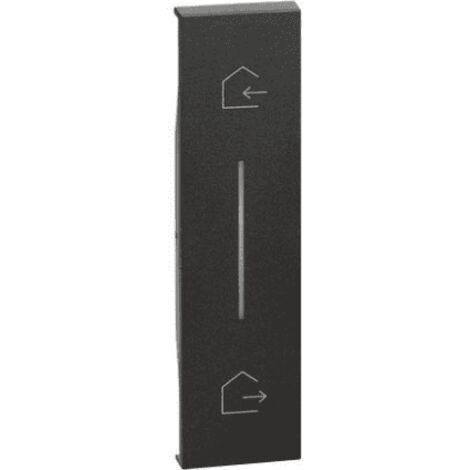 Cover Bticino Living Now Leave Back per Modulo Entra&Esci Nera KG40