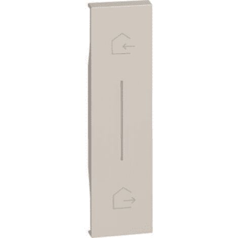 Cover Bticino Living Now Leave Back pour module Entrée&Sortie Sable KM40