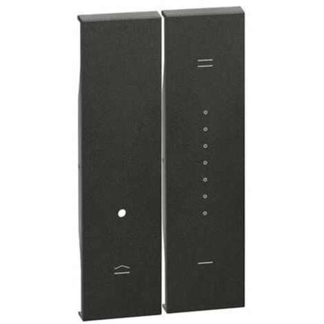 Cover Bticino Living Now per Dimmer 2 moduli Nero KG19