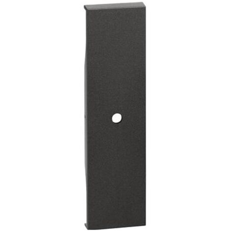 Cover Bticino Living Now per inseritore antifurto nera KG24