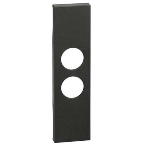 Cover Bticino Living Now per presa TV-SAT 1 modulo nera KG09