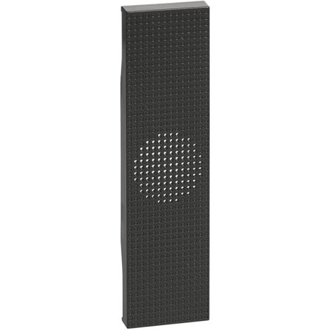 Cover Bticino Living Now per Suoneria in bronzo e Ronzatore Nero KG15