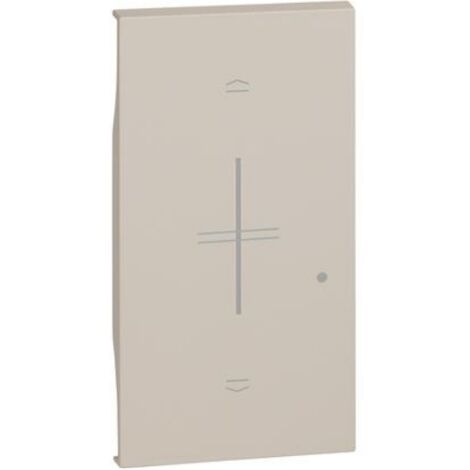 Cover Bticino Living Now tapparella connesso 2 moduli sabbia KM32M2