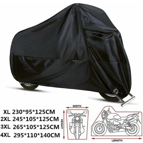 Cover, canvas for motorcycle, scooter, waterproof, in 210D