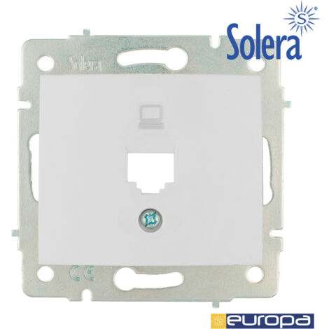 Cover + Chassis per Presa Dati RJ45 Serie Europa Solera ERP88/1