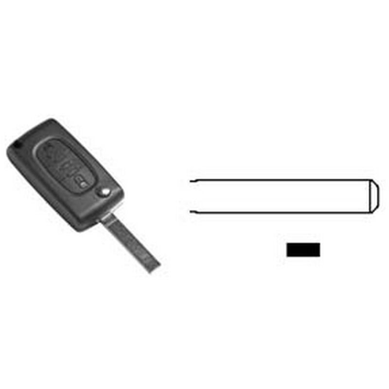 Image of Cover chiavi per auto VA2BRS8 - VA2BRS8 - 3 bottoni - flip