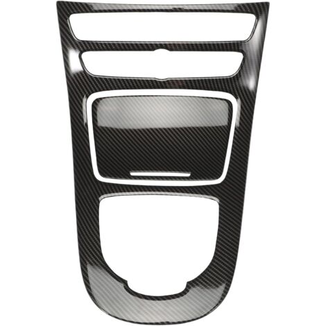 Cover for the center console control panel for E-Class W213 (2016–2018) with carbon fiber frame