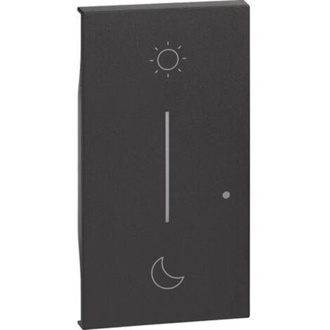 Cover Illuminabile Notte&Giorno Wireless Nera Living Now ( Bticino Cod. Kg41M2 )