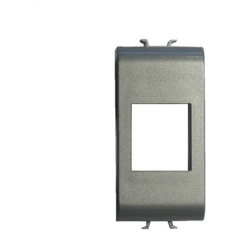 Cover Keystone per Frutti RJ45 Compatibile Gewiss Serie Chorus Titanio