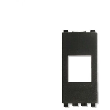 Cover Keystone per Frutti RJ45 Compatibile Vimar Eikon Nero
